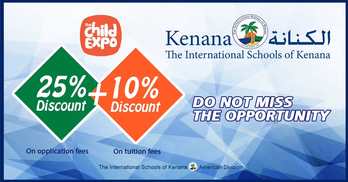 International Schools of Kenana, American Division is extending its Child Expo’s school offer till the end of the week at the school’s premises. Do not miss the opportunity to join the National or American System with ISK.