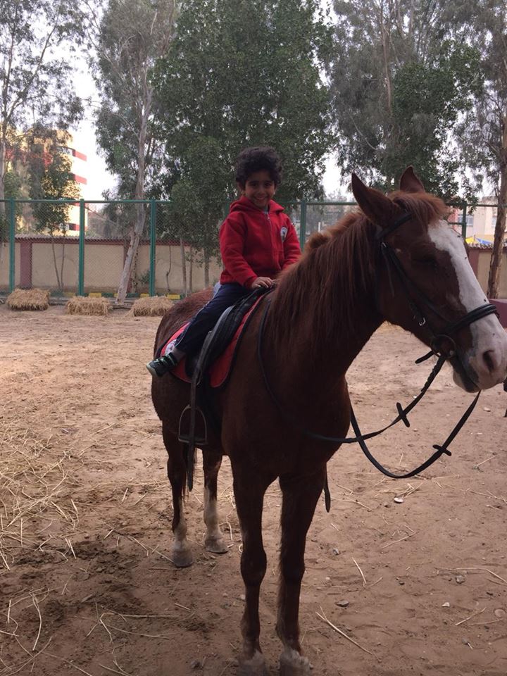 Pre KG horse riding