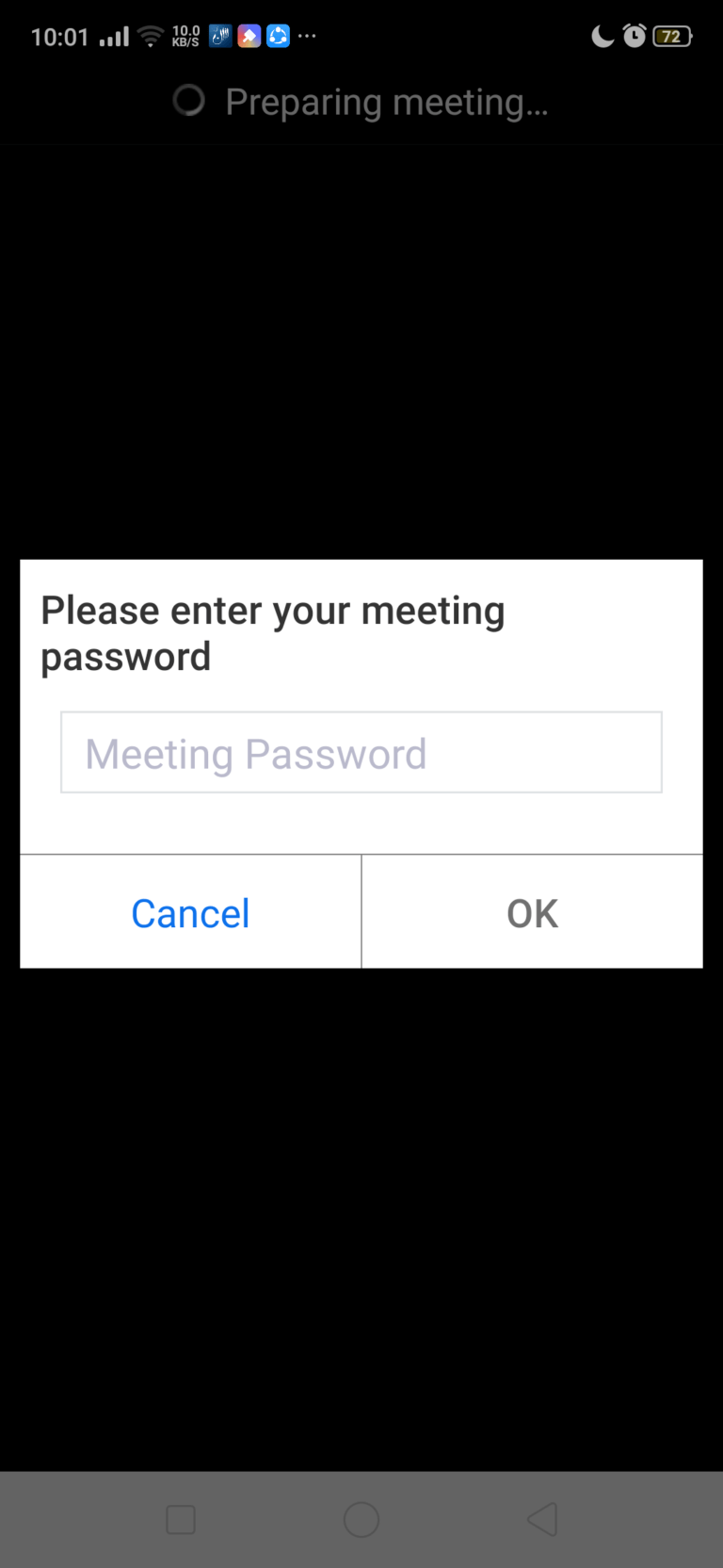 join a zoom meeting with id and password