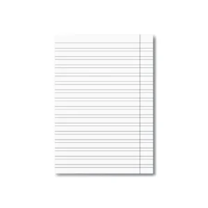 A4 copybook double lined