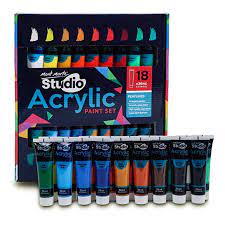 Acrylic Set colors at least 7 colors