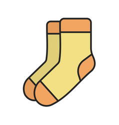 pair of colored socks